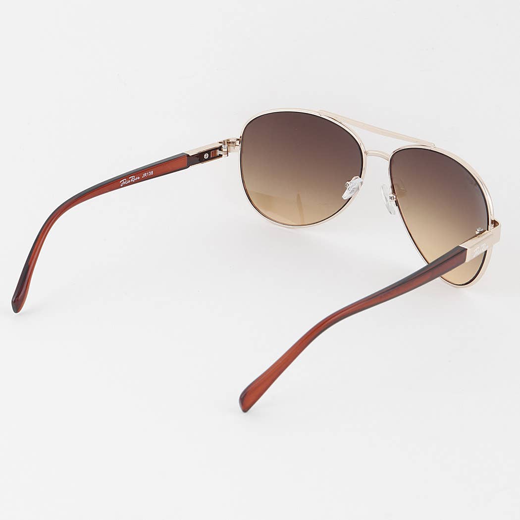 Classic Tinted Aviator Sunglasses