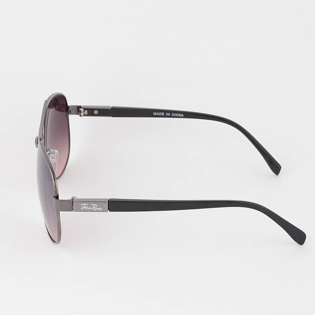 Classic Tinted Aviator Sunglasses