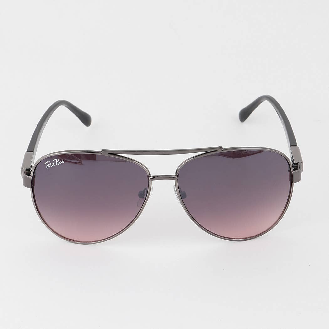 Classic Tinted Aviator Sunglasses