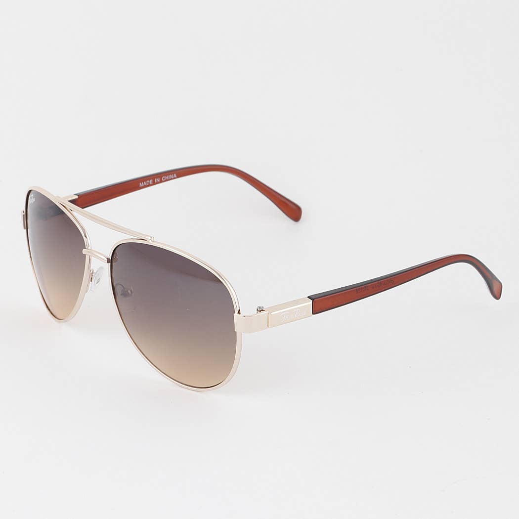 Classic Tinted Aviator Sunglasses