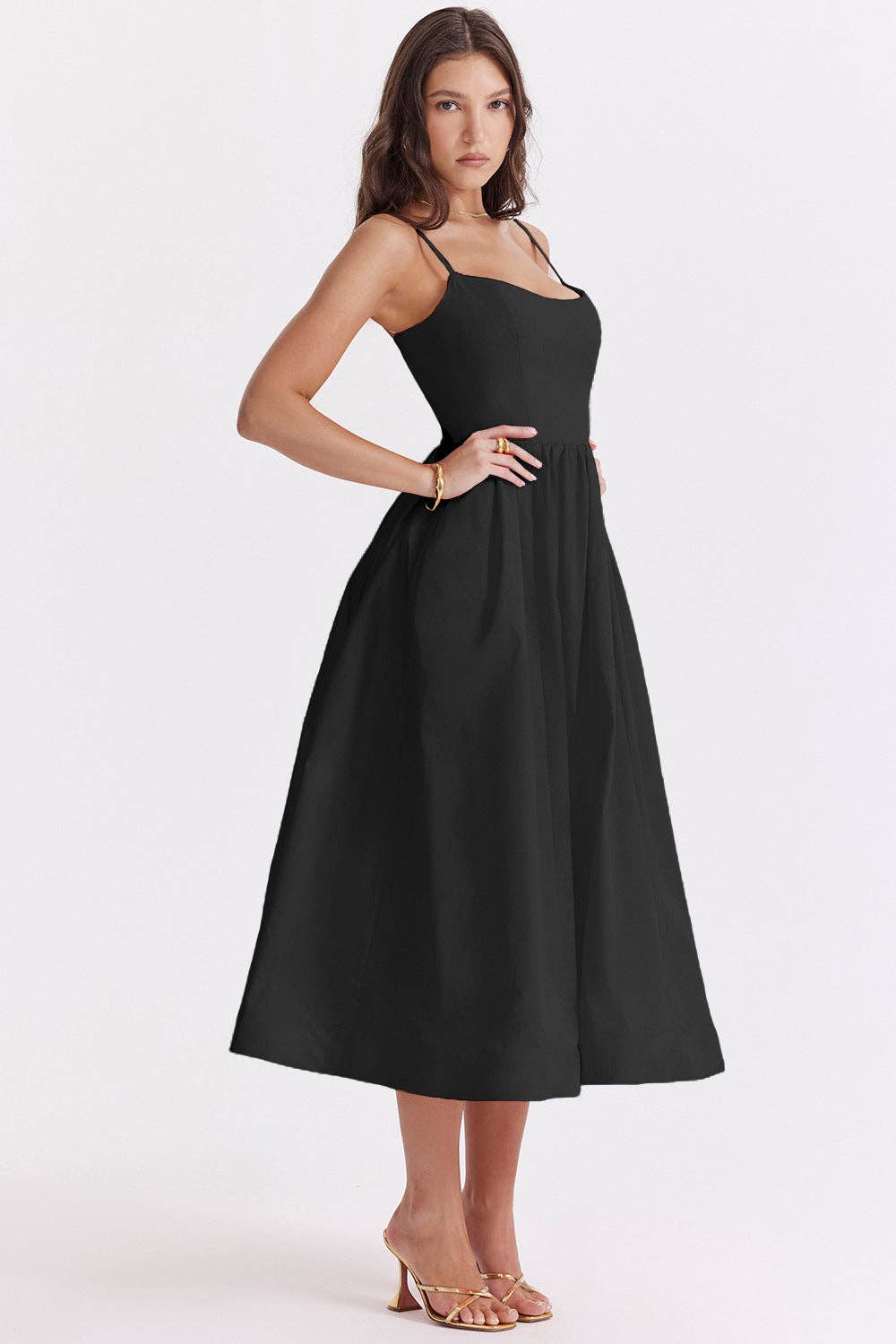 Sexy Slim A Line Spaghetti Straps