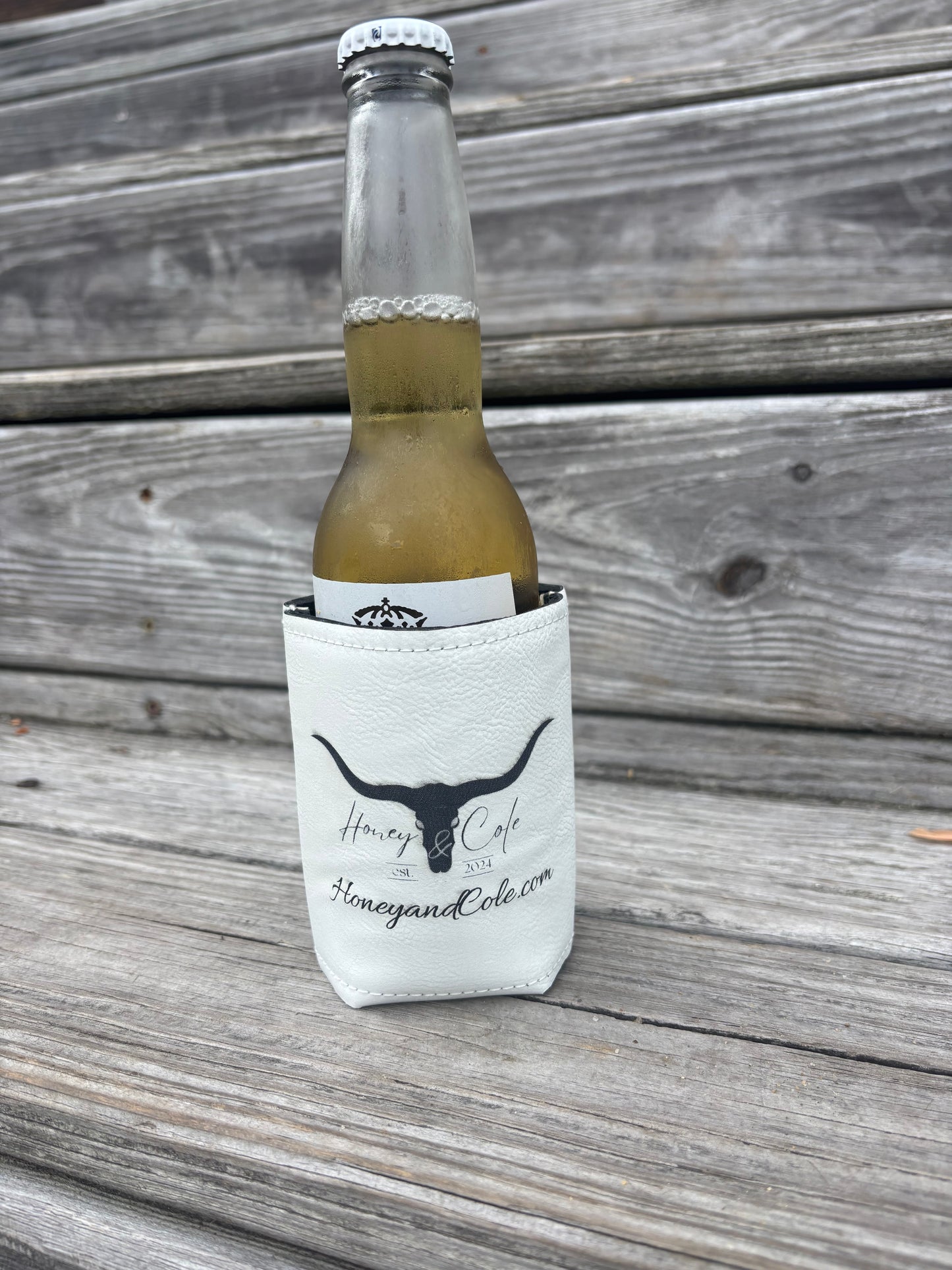 Custom Made Leatherette Koozie