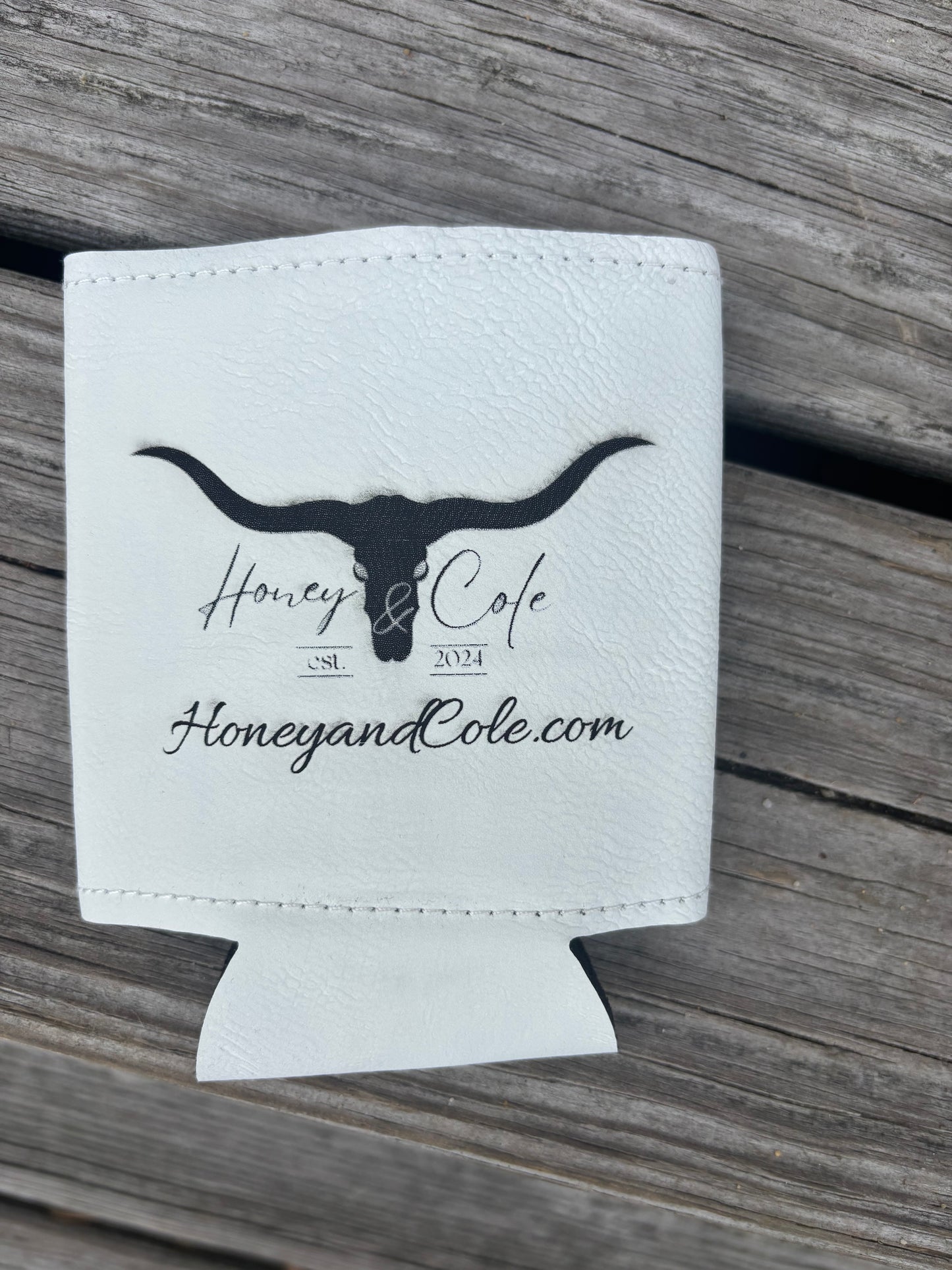 Custom Made Leatherette Koozie
