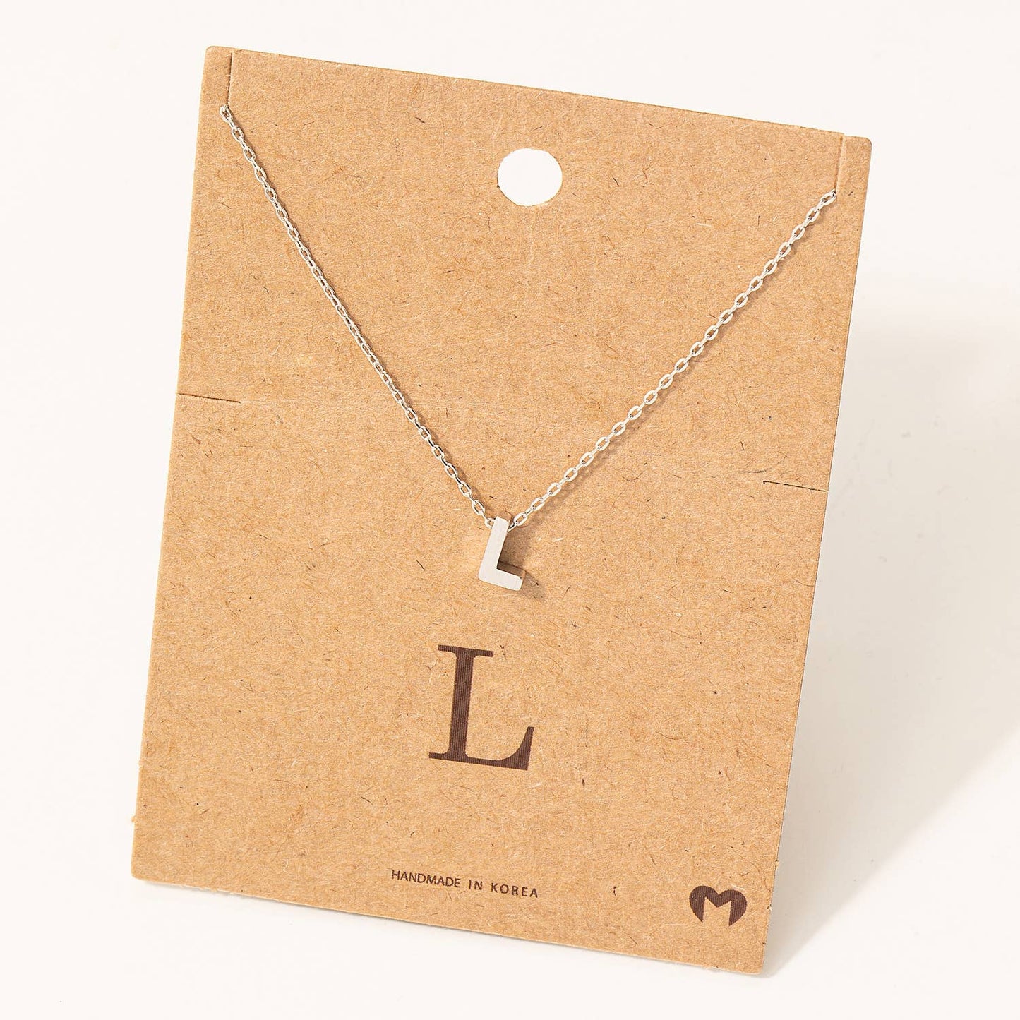 Initial Pendant Necklace