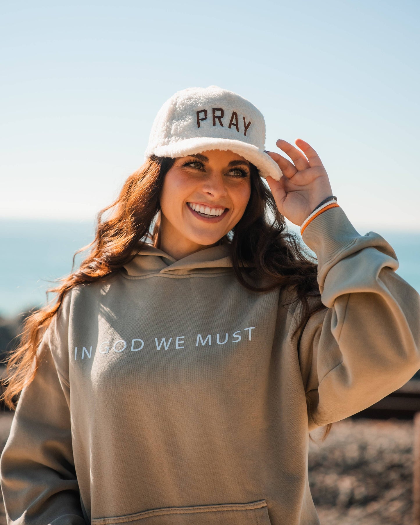 'Pray' Sherpa Snapback