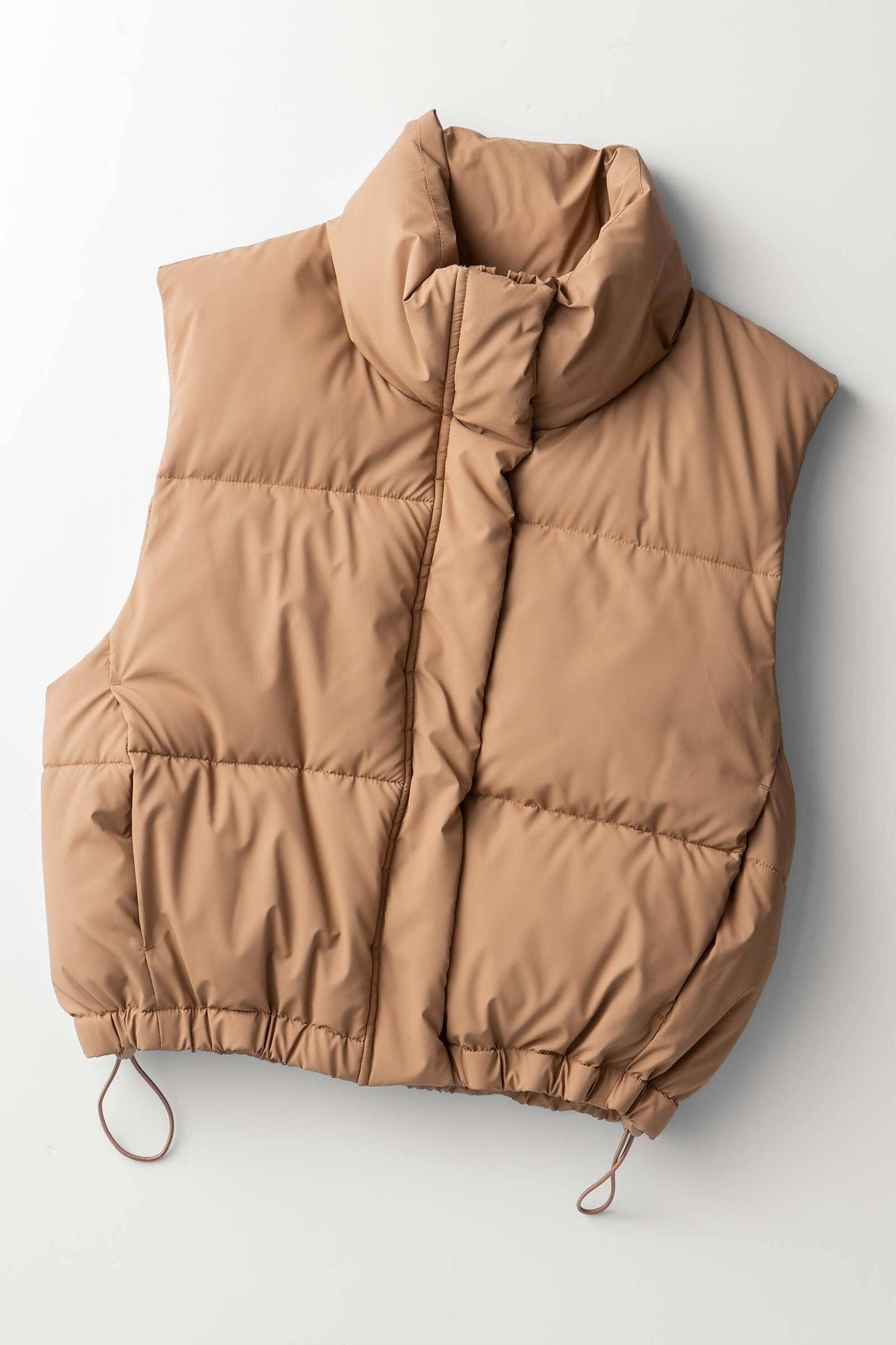Essential Puffer Down Vest with Adjustable Hem